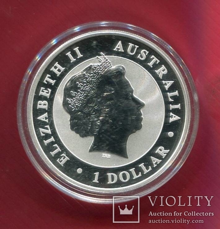Австралия 1 доллар 2013 ПРУФ Кукабара, фото №3