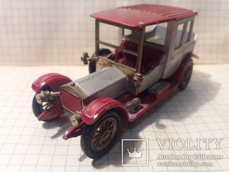 Машинка rolls royce 1912 matchbox y7, фото №2