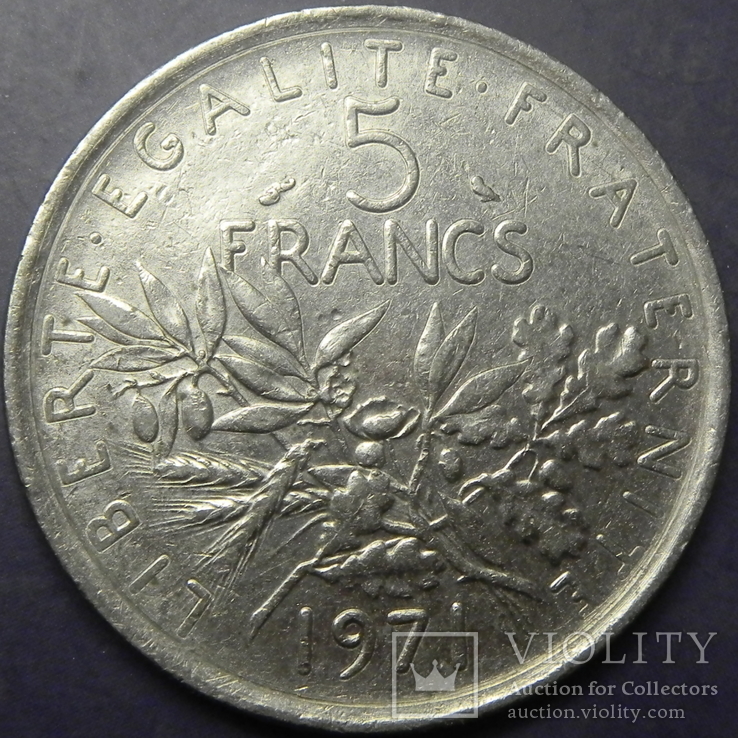 5 франків Франція 1971