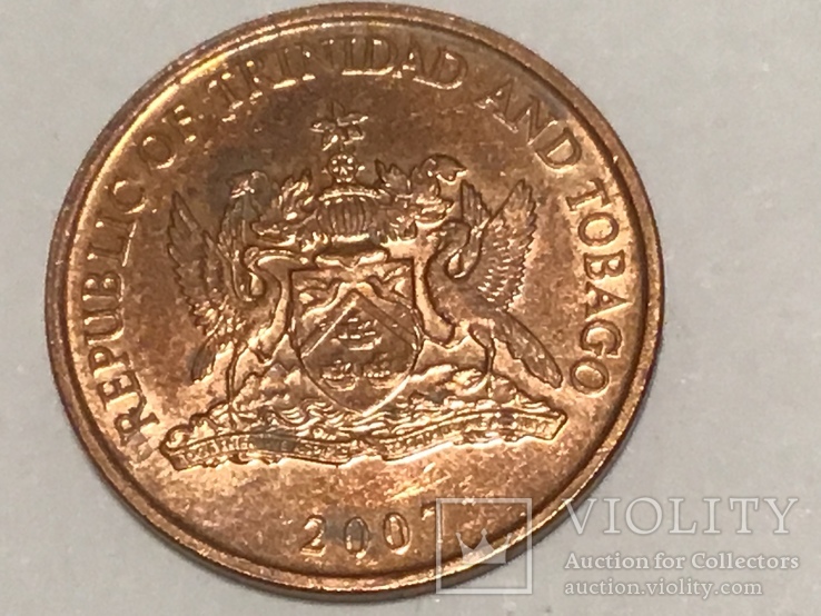 Тринидад и Тобаго монета 5 центов 2007, фото №3