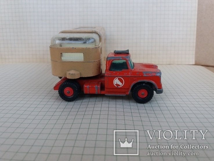 Машинка Matchbox king size K18 dodge tractor+Articulated Horse VAN Approx., фото №3