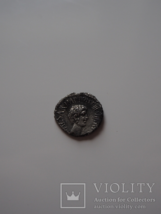 Денарий Триумвиры  Марк Антоний и Октавиан (41 г.до н.э.), фото №10