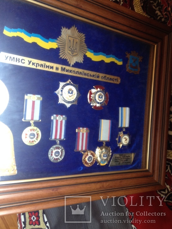 Памятная наградная доска ордена медали УВД МВД Николаев милиция, фото №3