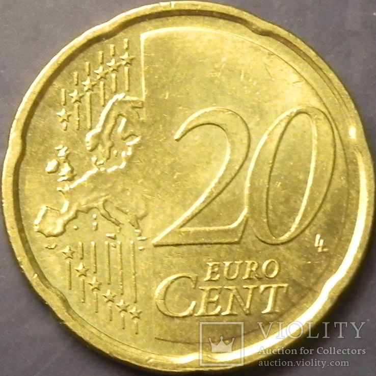 20 євроцентів Німеччина 2009 G, фото №3