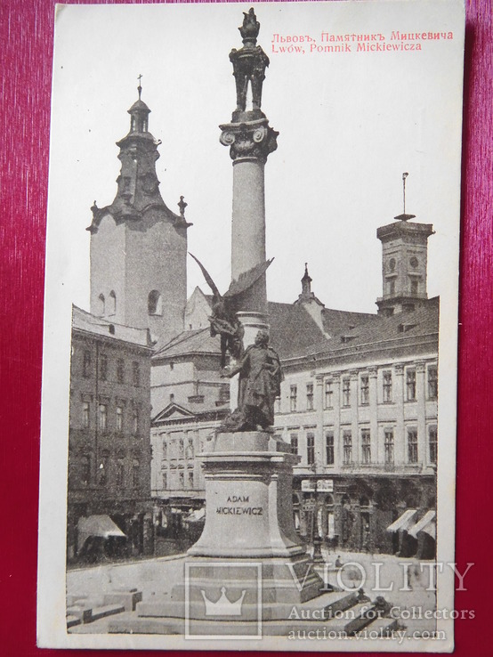 Львов . Памятник Мицкевича, фото №2