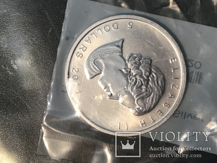 5 долларов 2011 г. Канада серебро, фото №4