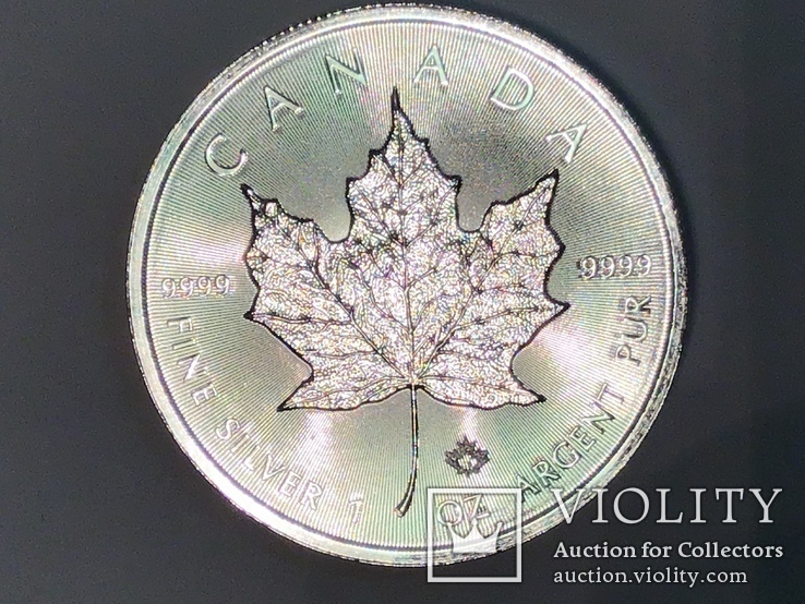 5 долларов 2018 г. Канада серебро, фото №2