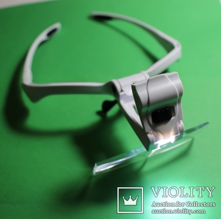Бинокулярная лупа очки с подсветкой  увеличение 1x - 3,5x, фото №6