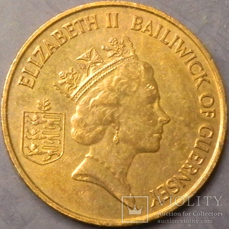 1 penni Gernsi 1989, numer zdjęcia 3