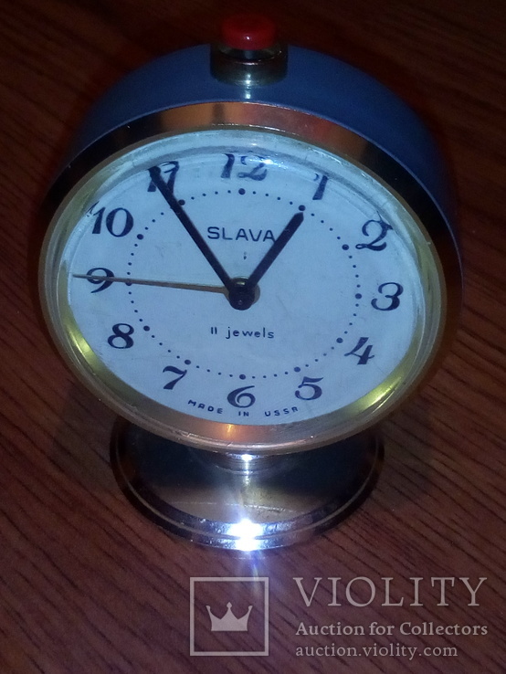 Часы - будильник  СССР Слава., фото №8