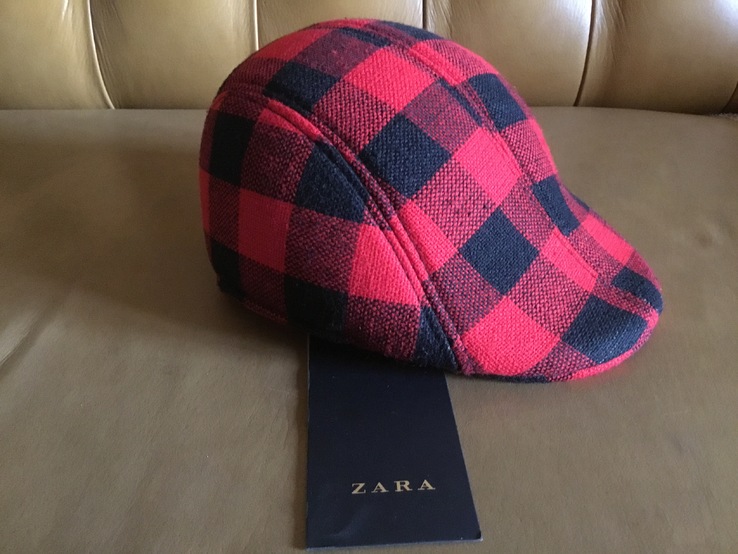 Стильная шапка-кепка Zara, р.52, numer zdjęcia 2