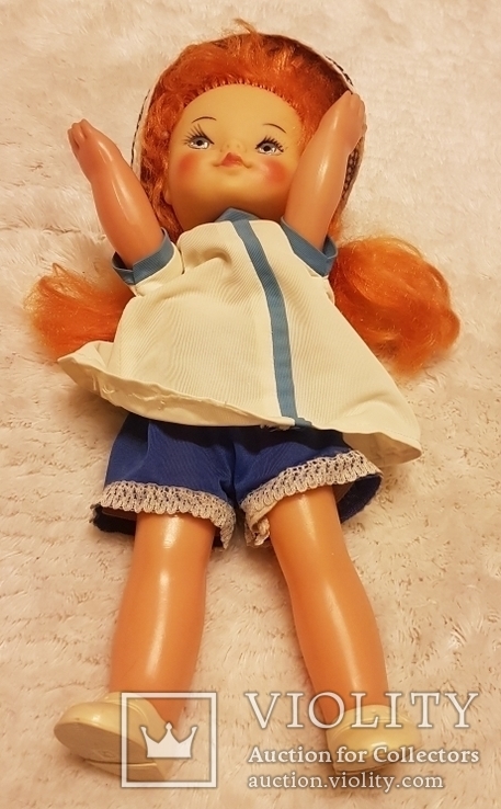 Кукла на резинках СССР. Клеймо "Жираф", фото №6