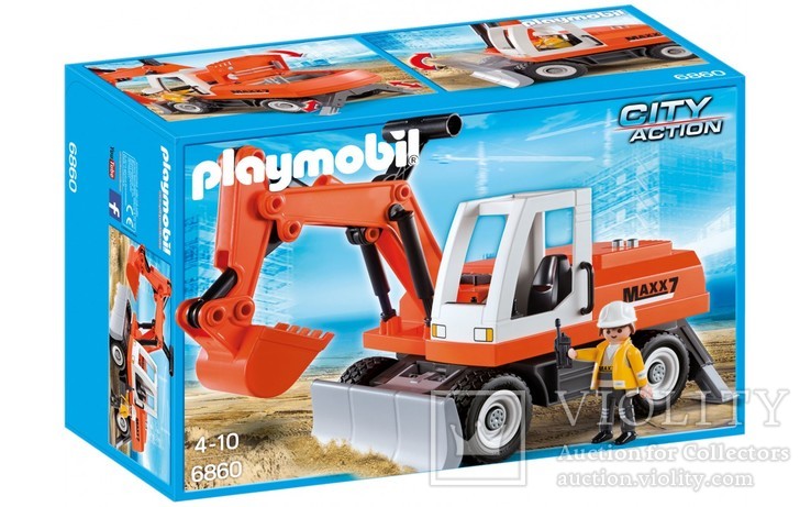 Playmobil 6860 - Экскаватор для щебня, фото №3