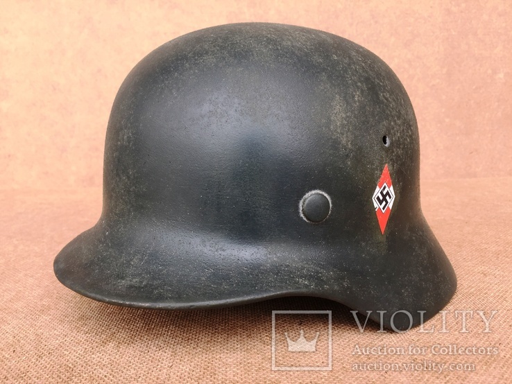 Каска М - 40 Гітлер'югенд / Hitler-Jugend | лот № 53, фото №11