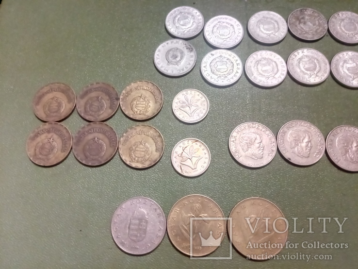 1, 2, 5, 10, 20 форинт 27 монет, фото №5
