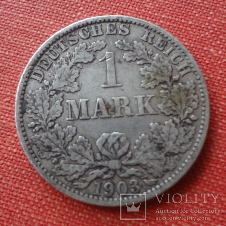 1 марка 1903   Германия  серебро  (Т.1.2)~, фото №2