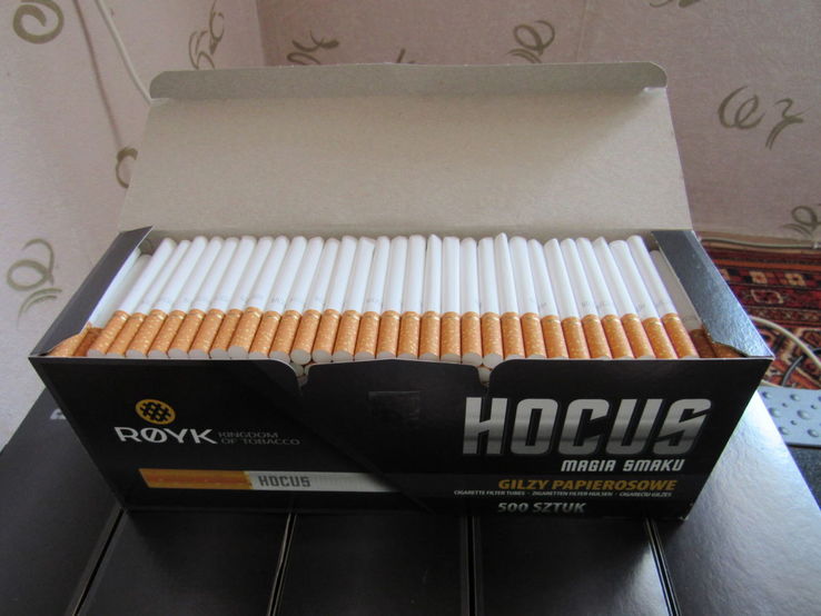 Сигаретные гильзы для набивки табаком HOCUS 500 шт.упаковка