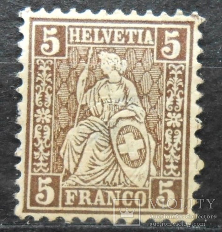 1881 г. Швейцария. 5 центов. (*)
