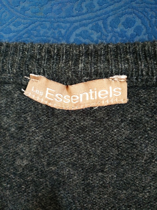 Пуловер ESSENTIELS Франция шерсть p-p прибл. XL, фото №9