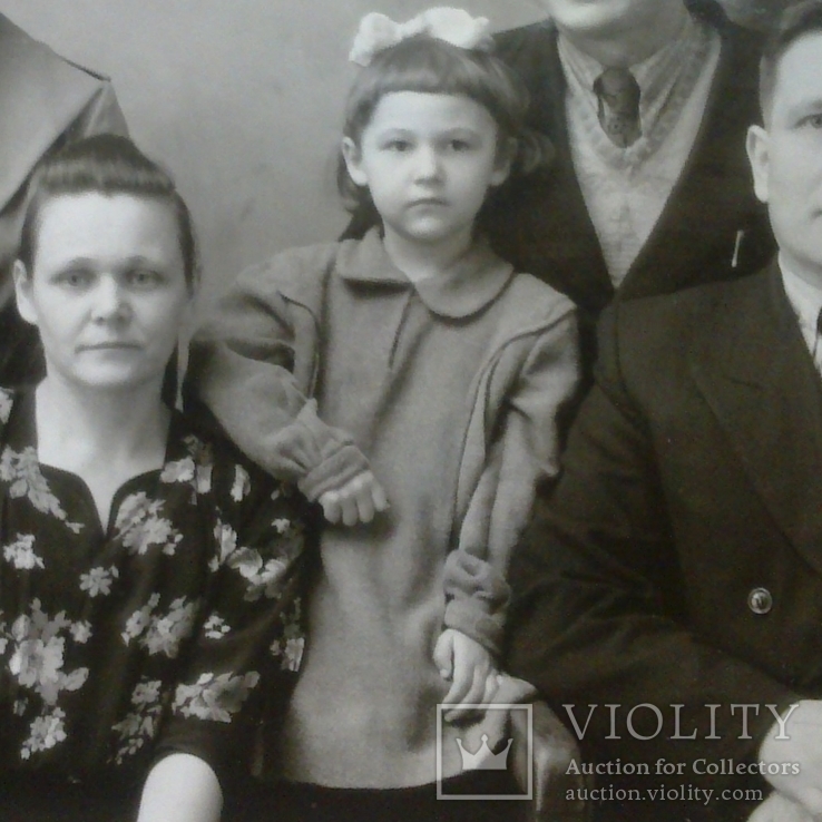 Семейное фото 1956, г. Чертков, Тернопольская обл, девочка с бантом, фото №4