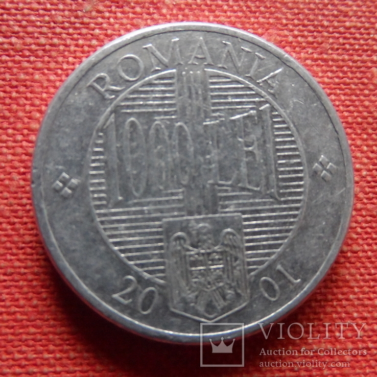 1000 лей 2001 Румыния    (Т.6.15)~, фото №3