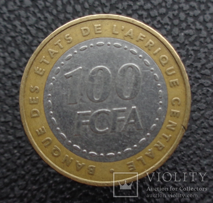 Центральная Африка 100 франков 2006, фото №3