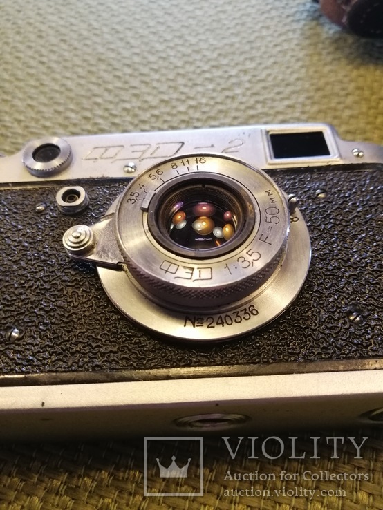 Фотоаппарат ФЭД-2 с утопающим объективом с родным паспортом и инструкцией, фото №6