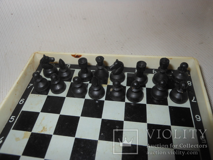 Дорожные шахматы СССР (магнитные ), фото №4
