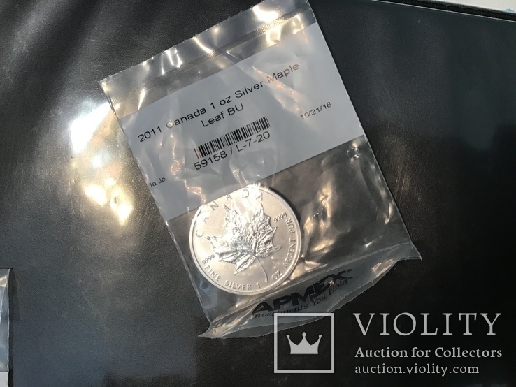 5 долларов 2011 г. Канада серебро, фото №3