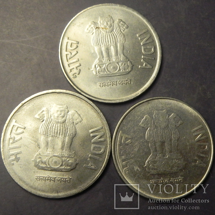 2 рупії Індія 2013 (три різновиди), фото №3