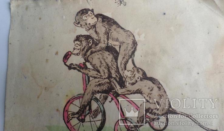 Мавпи на велосипеді. Худ Легат М. І., фото №3