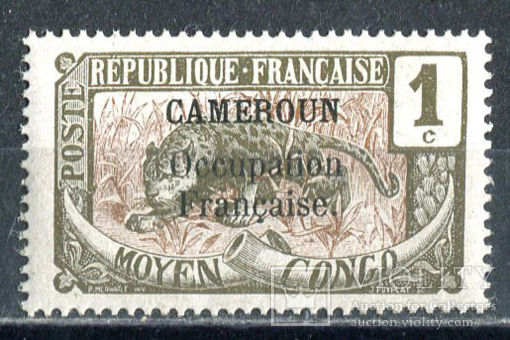 Камерун, Французские колонии. 1916 г. MNH