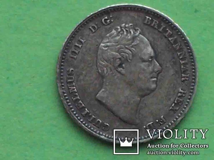Англия, Британская Гвиана 1836 4 пенса (гроут). Вильгем IV. Коллекционное состояние, фото №2
