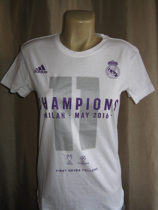 Женская футболка Adidas Performance Real Madrid , Реал мадрид новая оригинал., photo number 3