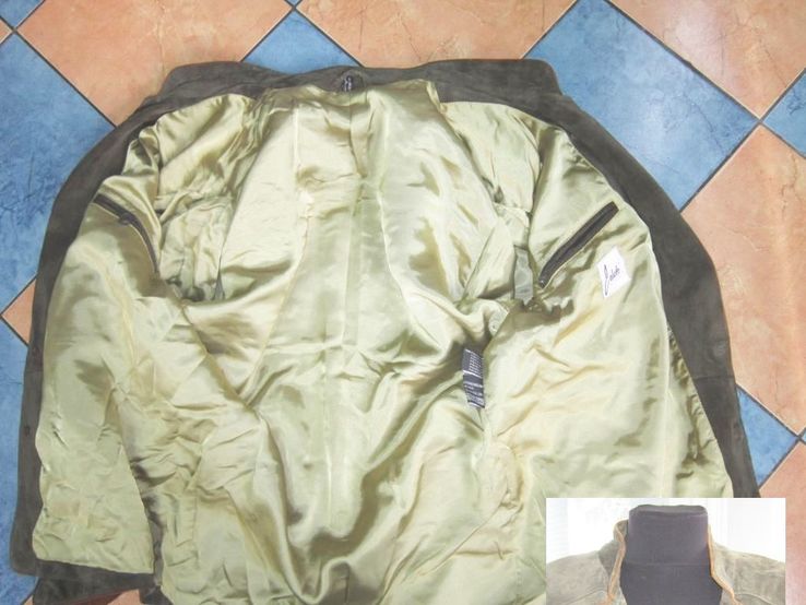 Мужская оригинальная замшевая куртка - пиджак. Coletti. Италия. Лот 428, фото №6