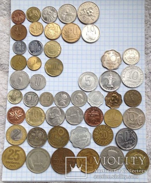 Коллекция иностранных монет, фото №2
