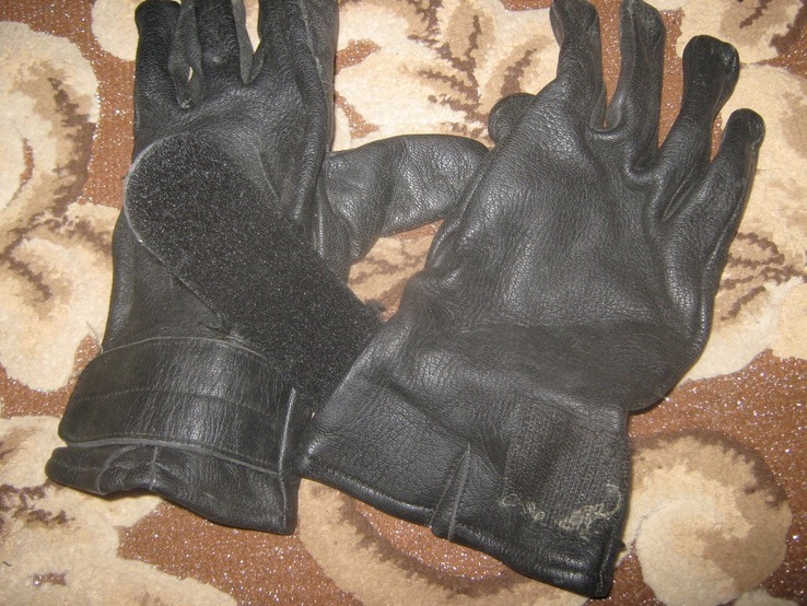 Армейские оригинальные перчатки кожа+утеплитель (демисезонные) Австрия р.8 (лот №25), фото №4