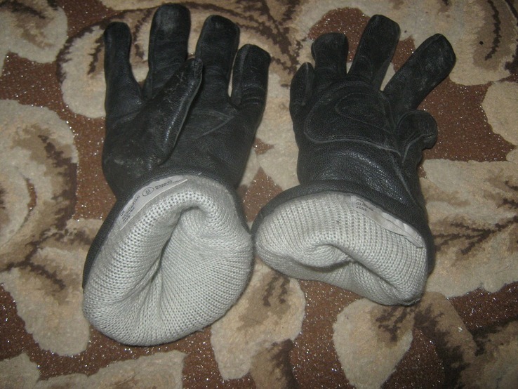Армейские оригинальные перчатки кожа+утеплитель (демисезонные) Австрия р.8 (лот №25), фото №6