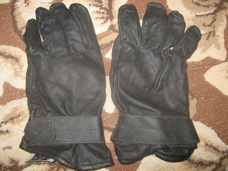 Армейские оригинальные перчатки кожа+утеплитель (демисезонные) Австрия р.10 (лот №22), фото №2
