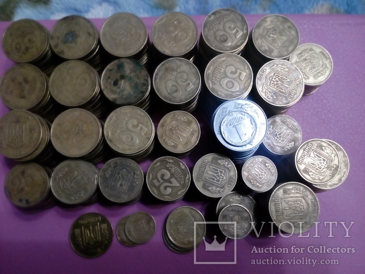 Монеты 1992,1994,1995,1996 и 2018(556 монет)