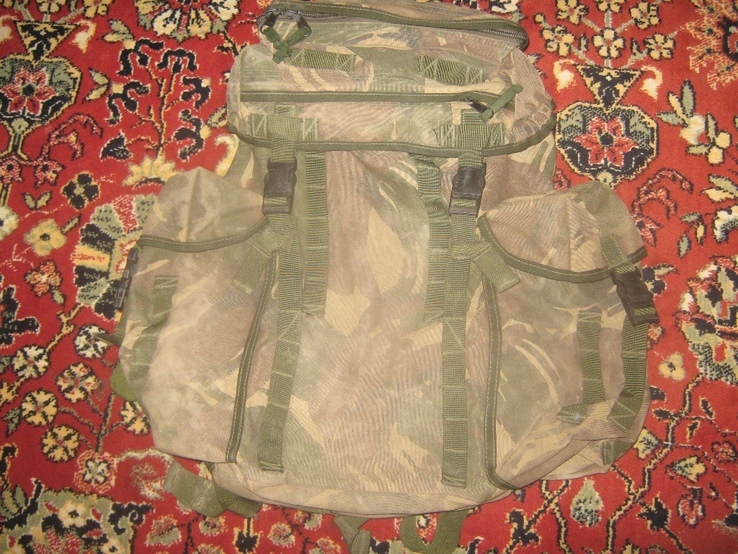Оригинальный патрульный рюкзак. Камуфлированный (вудленд) DPM армии Британии. Б/у #2, фото №3