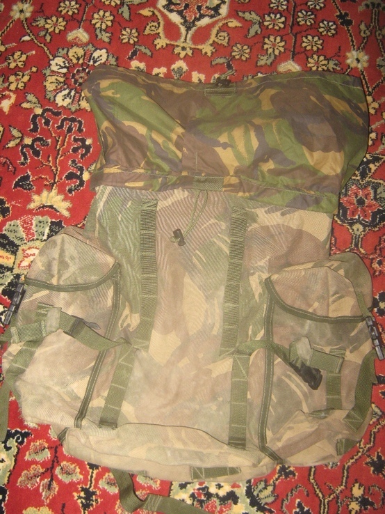Оригинальный патрульный рюкзак. Камуфлированный (вудленд) DPM армии Британии. Б/у #2, photo number 12