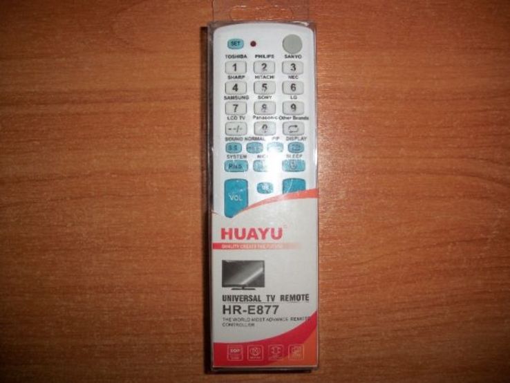 Универсальный пульт HUAYU HR-E877 GREEN TV