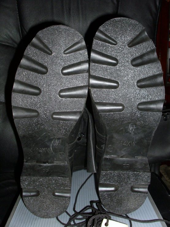 Армейские ботинки US Combat Boots. Берцы США водонепроницаемые. Большой размер 14XW (р.47), фото №7