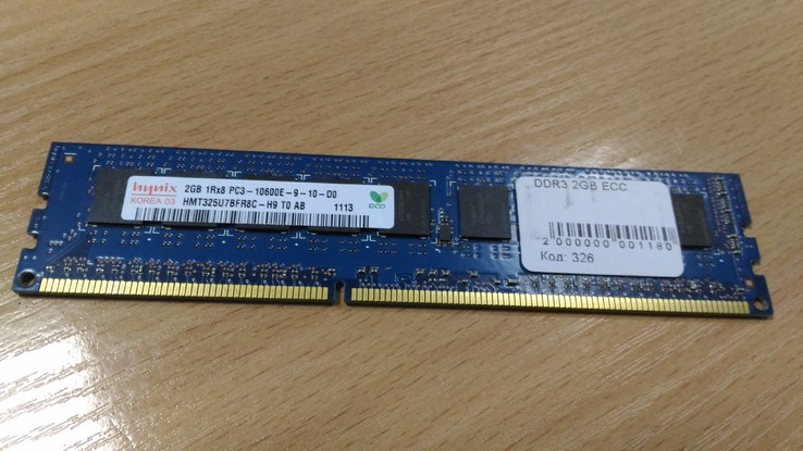 Оперативная память для ПК DDR3 2GB ECC, numer zdjęcia 2