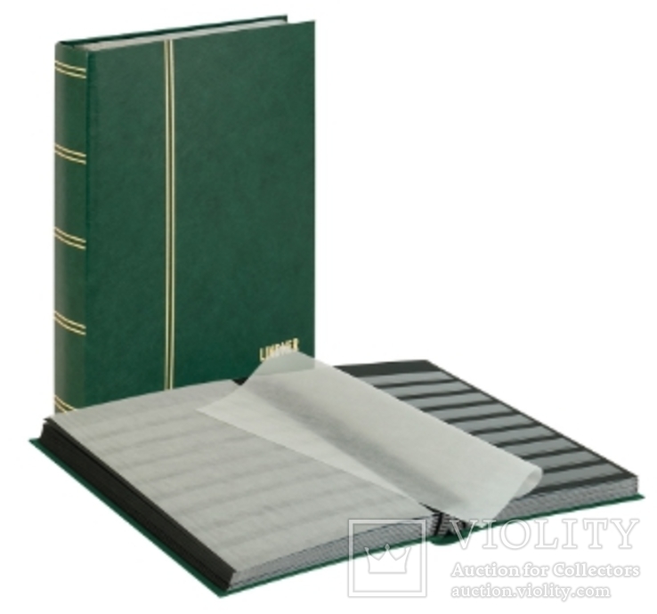 Кляссер серии Standard с 48 чёрными листами. 1169 - G. Зелёный., фото №2