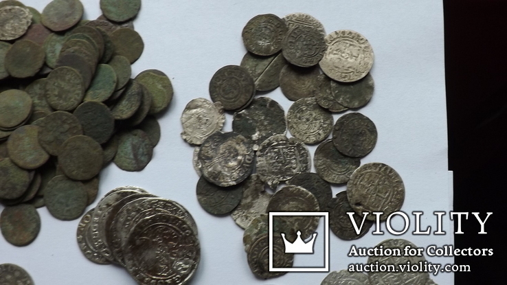  средневековые монеты 434 штуки, фото №12