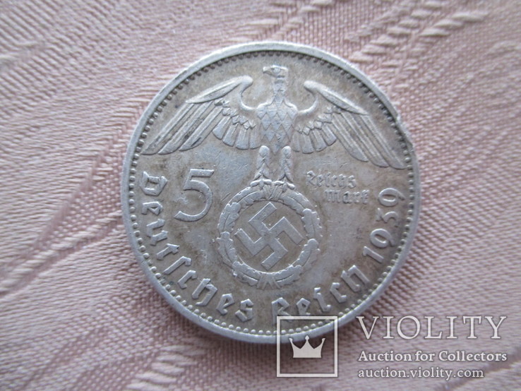 5 марок 1939г. *D*