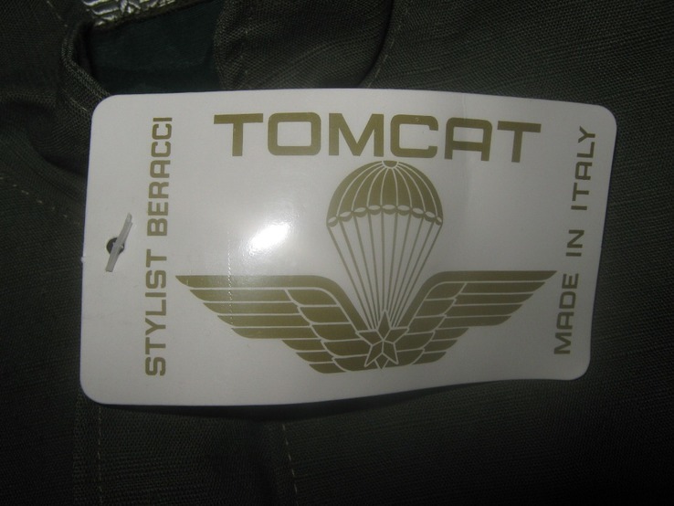 Куртка милитари олива Tomcat (Италия) р.52. Куртка-бомбер МА-1 новая, фото №7