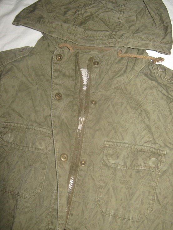 Куртка милитари в камуфляже с капюшоном Clockhouse р.M, numer zdjęcia 3